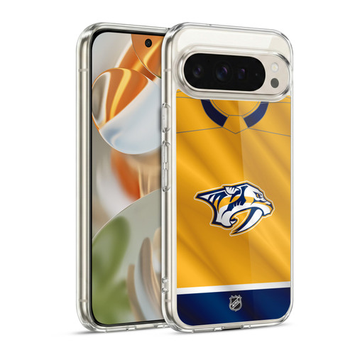 NHL Nashville Predators Jersey Soft Gel Case for Google Pixel 9 / Pixel 9 Pro