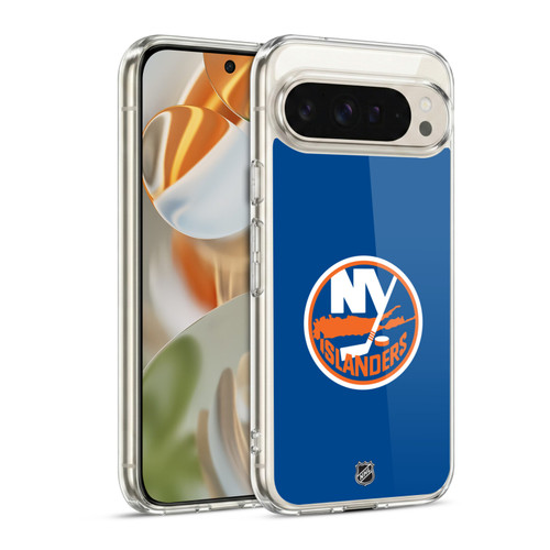 NHL New York Islanders Plain Soft Gel Case for Google Pixel 9 / Pixel 9 Pro