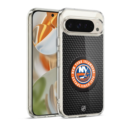 NHL New York Islanders Puck Texture Soft Gel Case for Google Pixel 9 / Pixel 9 Pro