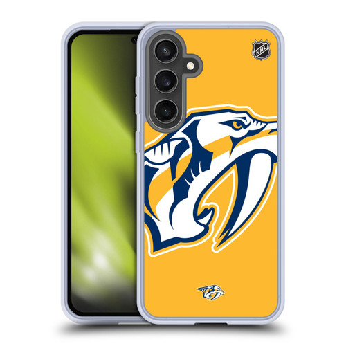 NHL Nashville Predators Oversized Soft Gel Case for Samsung Galaxy S24 FE