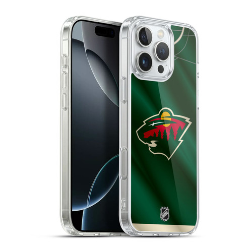 NHL Minnesota Wild Jersey Soft Gel Case for Apple iPhone 16 Pro Max