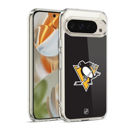 NHL Pittsburgh Penguins Plain Soft Gel Case for Google Pixel 9 / Pixel 9 Pro