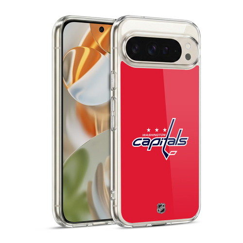 NHL Washington Capitals Plain Soft Gel Case for Google Pixel 9 / Pixel 9 Pro