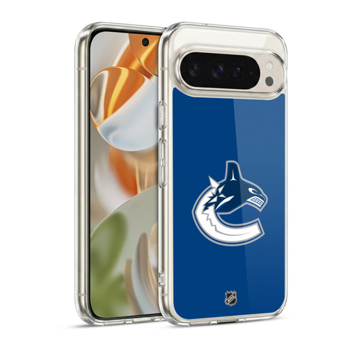 NHL Vancouver Canucks Plain Soft Gel Case for Google Pixel 9 / Pixel 9 Pro
