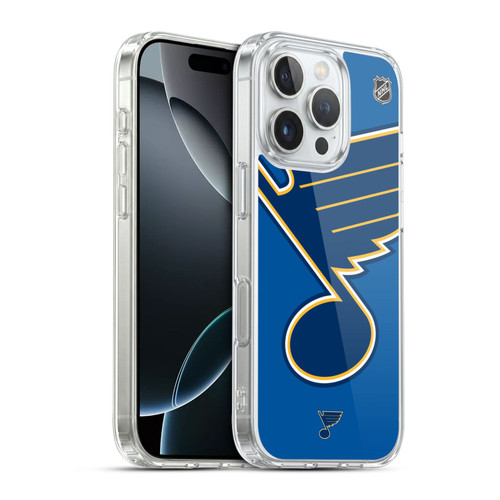 NHL St Louis Blues Oversized Soft Gel Case for Apple iPhone 16 Pro & MagSafe