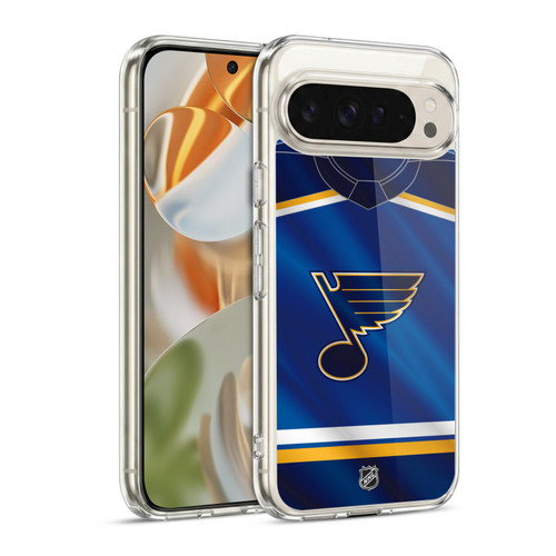 NHL St Louis Blues Jersey Soft Gel Case for Google Pixel 9 / Pixel 9 Pro