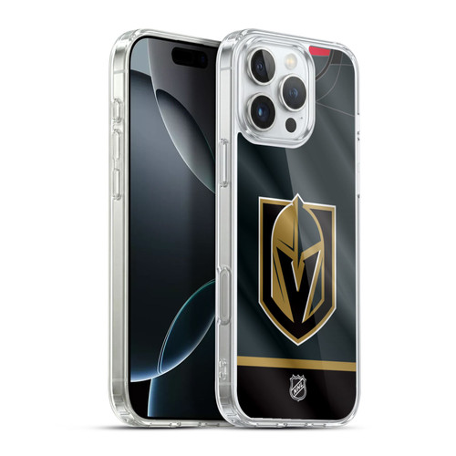 NHL Vegas Golden Knights Jersey Soft Gel Case for Apple iPhone 16 Pro Max