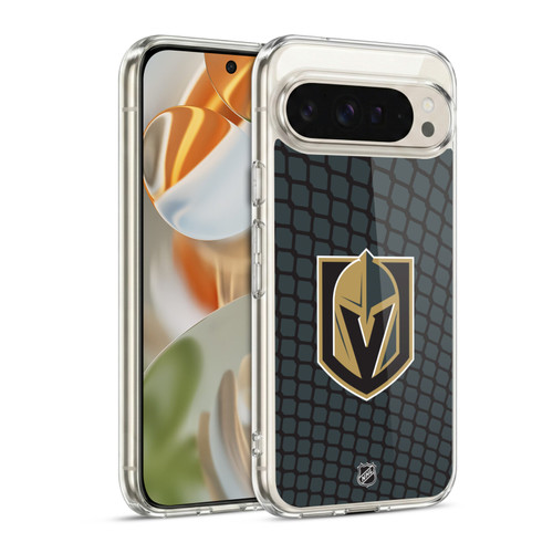 NHL Vegas Golden Knights Net Pattern Soft Gel Case for Google Pixel 9 / Pixel 9 Pro