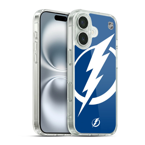 NHL Tampa Bay Lightning Oversized Soft Gel Case for Apple iPhone 16