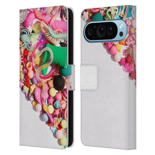 Pepino De Mar Patterns 2 Toy Leather Book Wallet Case Cover For Google Pixel 9 / Pixel 9 Pro
