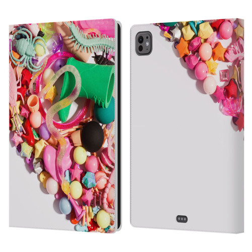 Pepino De Mar Patterns 2 Toy Leather Book Wallet Case Cover For Apple iPad Pro 11 M4 2024