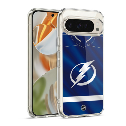 NHL Tampa Bay Lightning Jersey Soft Gel Case for Google Pixel 9 / Pixel 9 Pro