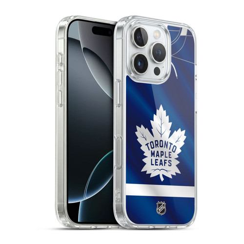 NHL Toronto Maple Leafs Jersey Soft Gel Case for Apple iPhone 16 Pro & MagSafe