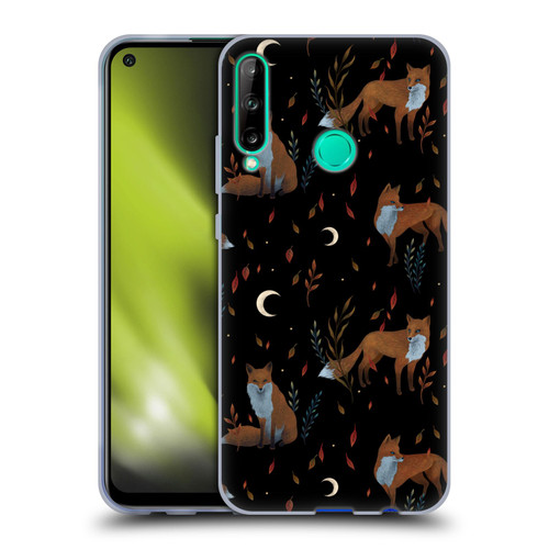 Episodic Drawing Art Foxes Pattern Soft Gel Case for Huawei P40 lite E