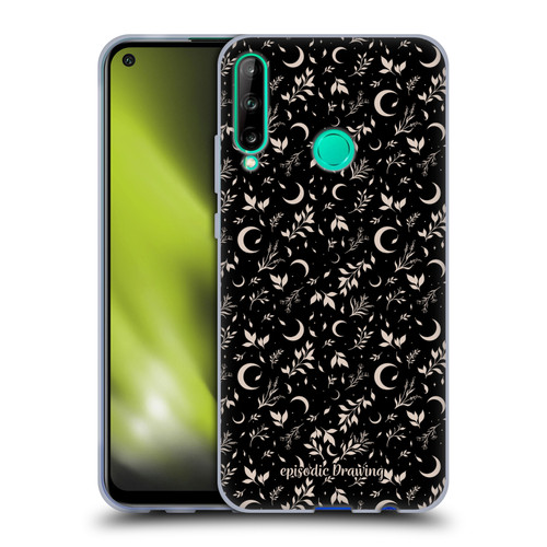 Episodic Drawing Florals & Serpents Moon Garden Soft Gel Case for Huawei P40 lite E