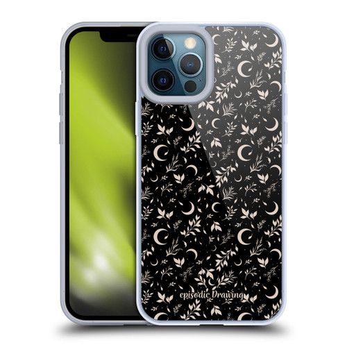 Episodic Drawing Florals & Serpents Moon Garden Soft Gel Case for Apple iPhone 12 Pro Max