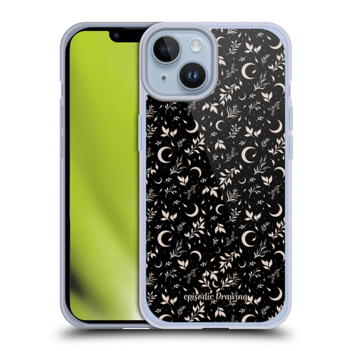 Episodic Drawing Florals & Serpents Moon Garden Soft Gel Case for Apple iPhone 14