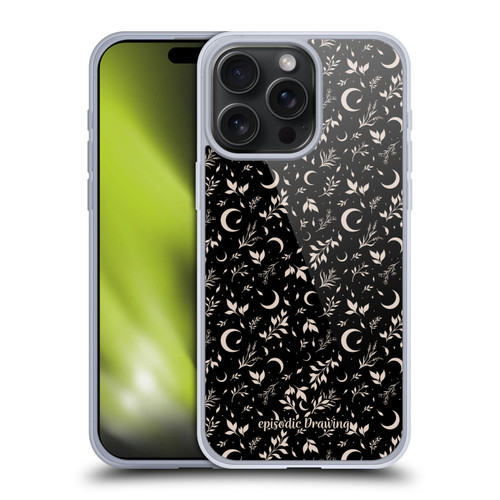 Episodic Drawing Florals & Serpents Moon Garden Soft Gel Case for Apple iPhone 15 Pro Max