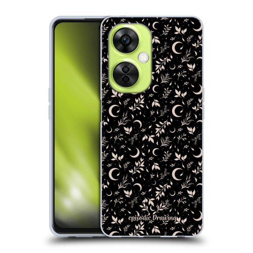 Episodic Drawing Florals & Serpents Moon Garden Soft Gel Case for OnePlus Nord CE 3 Lite 5G