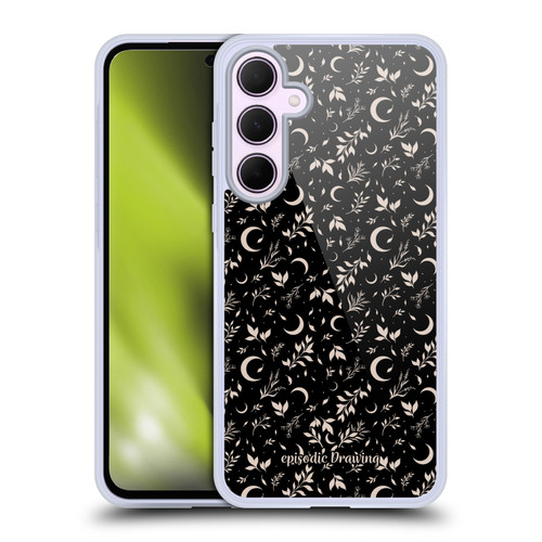 Episodic Drawing Florals & Serpents Moon Garden Soft Gel Case for Samsung Galaxy A35 5G