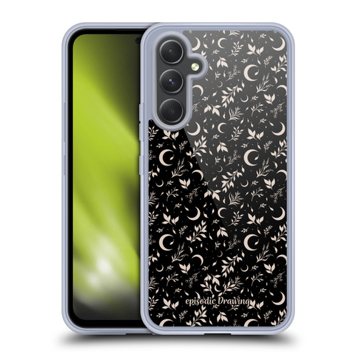 Episodic Drawing Florals & Serpents Moon Garden Soft Gel Case for Samsung Galaxy A54 5G