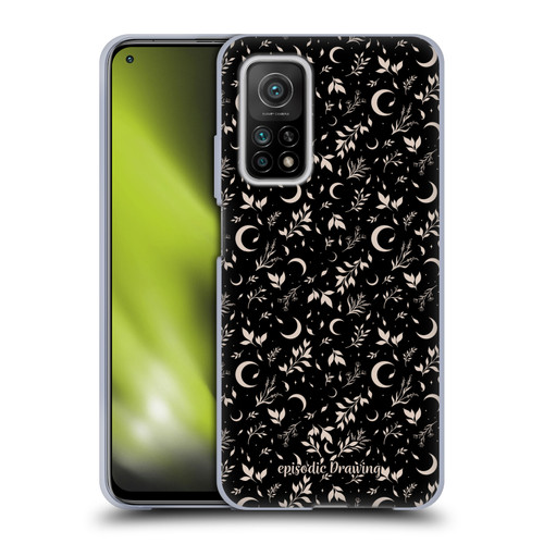 Episodic Drawing Florals & Serpents Moon Garden Soft Gel Case for Xiaomi Mi 10T 5G
