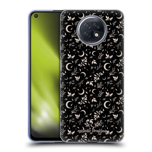 Episodic Drawing Florals & Serpents Moon Garden Soft Gel Case for Xiaomi Redmi Note 9T 5G
