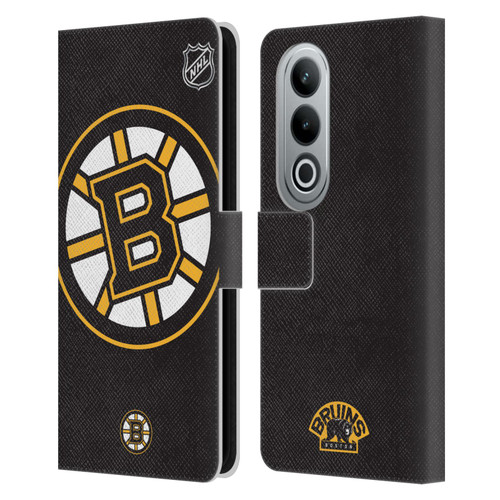 NHL Boston Bruins Oversized Leather Book Wallet Case Cover For OPPO OnePlus Ace 3V 5G