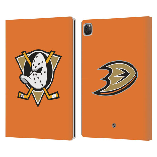 NHL Anaheim Ducks Plain Leather Book Wallet Case Cover For Apple iPad Pro 13 M4 2024 NHL Anaheim Ducks Plain Leather Book Wallet Case Cover For Apple iPad Pro 13 M4 2024