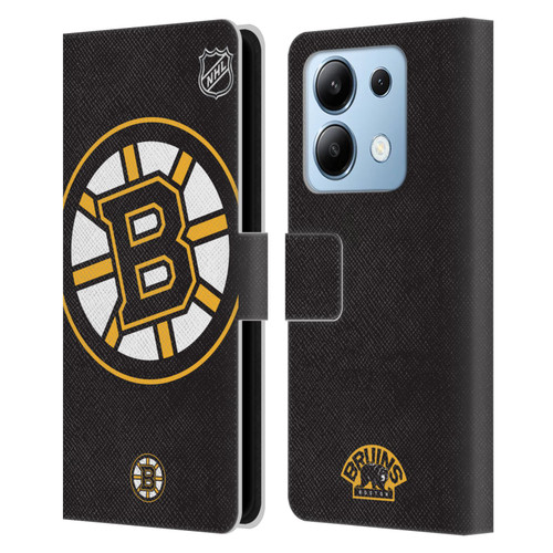 NHL Boston Bruins Oversized Leather Book Wallet Case Cover For Xiaomi Redmi Note 13/13 Pro 5G