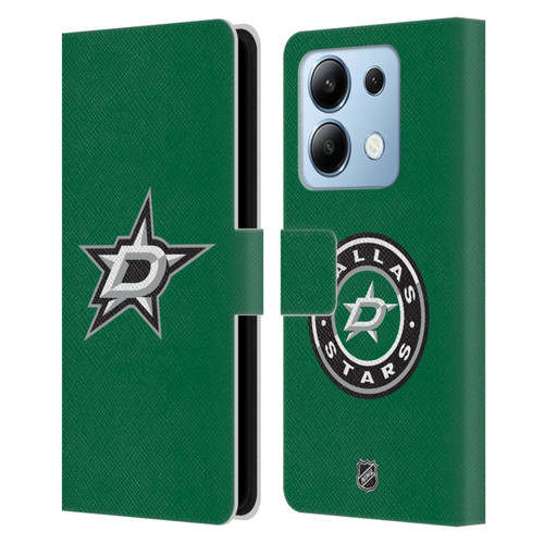 NHL Dallas Stars Plain Leather Book Wallet Case Cover For Xiaomi Redmi Note 13/13 Pro 5G