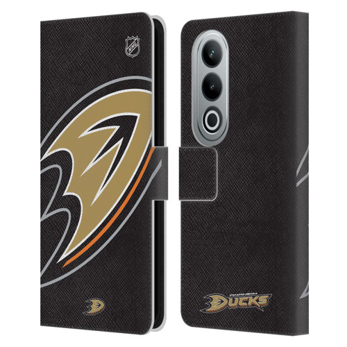 NHL Anaheim Ducks Oversized Leather Book Wallet Case Cover For OPPO OnePlus Ace 3V 5G NHL Anaheim Ducks Oversized Leather Book Wallet Case Cover For OPPO OnePlus Ace 3V 5G