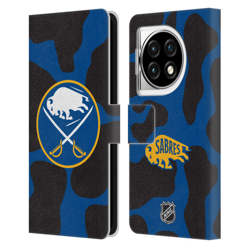 NHL Buffalo Sabres Cow Pattern Leather Book Wallet Case Cover For OPPO OnePlus Ace 3 5G