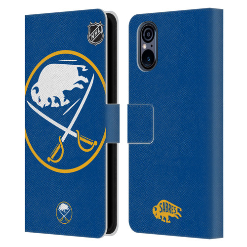 NHL Buffalo Sabres Oversized Leather Book Wallet Case Cover For Sony Xperia 5 V 5G