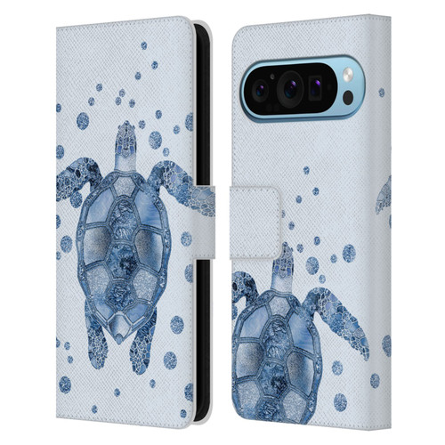 LebensArt Nature Turtle Leather Book Wallet Case Cover For Google Pixel 9 / Pixel 9 Pro