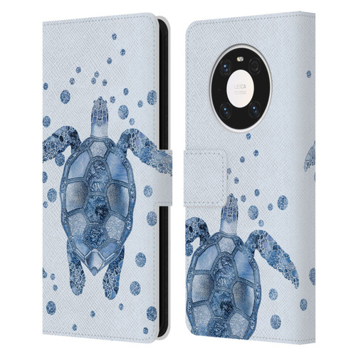 LebensArt Nature Turtle Leather Book Wallet Case Cover For Huawei Mate 40 Pro 5G