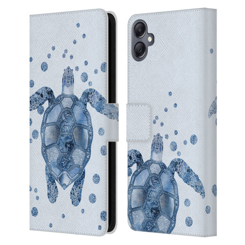 LebensArt Nature Turtle Leather Book Wallet Case Cover For Samsung Galaxy A05