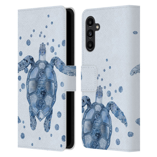LebensArt Nature Turtle Leather Book Wallet Case Cover For Samsung Galaxy A13 5G (2021)