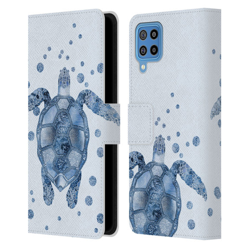 LebensArt Nature Turtle Leather Book Wallet Case Cover For Samsung Galaxy F22 (2021)
