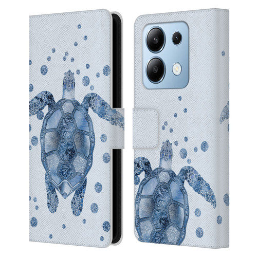 LebensArt Nature Turtle Leather Book Wallet Case Cover For Xiaomi Redmi Note 13/13 Pro 5G