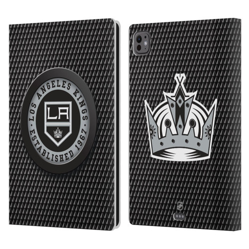 NHL Los Angeles Kings Puck Texture Leather Book Wallet Case Cover For Apple iPad Pro 11 M4 2024 NHL Los Angeles Kings Puck Texture Leather Book Wallet Case Cover For Apple iPad Pro 11 M4 2024