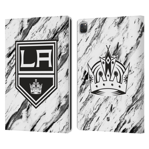 NHL Los Angeles Kings Marble Leather Book Wallet Case Cover For Apple iPad Pro 13 M4 2024 NHL Los Angeles Kings Marble Leather Book Wallet Case Cover For Apple iPad Pro 13 M4 2024