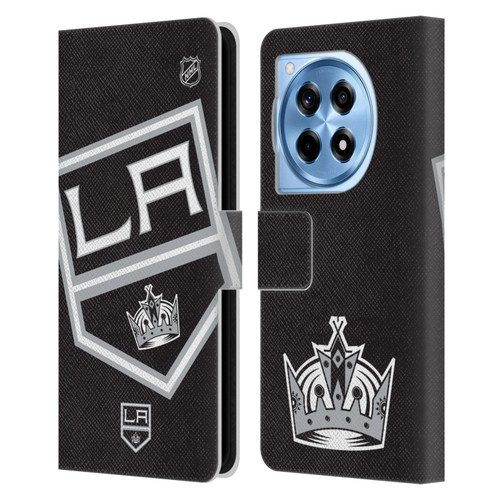NHL Los Angeles Kings Oversized Leather Book Wallet Case Cover For OnePlus 12R