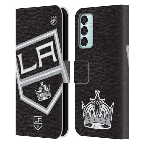 NHL Los Angeles Kings Oversized Leather Book Wallet Case Cover For Samsung Galaxy M15/F15 5G NHL Los Angeles Kings Oversized Leather Book Wallet Case Cover For Samsung Galaxy M15/F15 5G