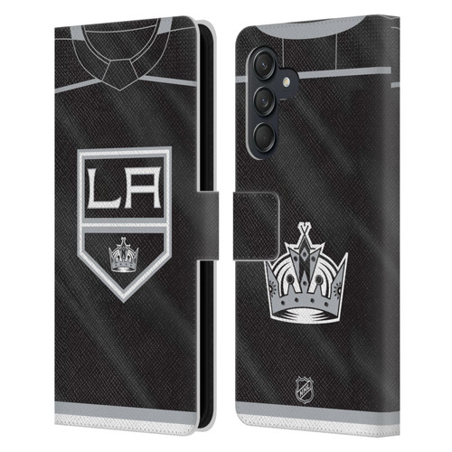 NHL Los Angeles Kings Jersey Leather Book Wallet Case Cover For Samsung Galaxy M55 5G