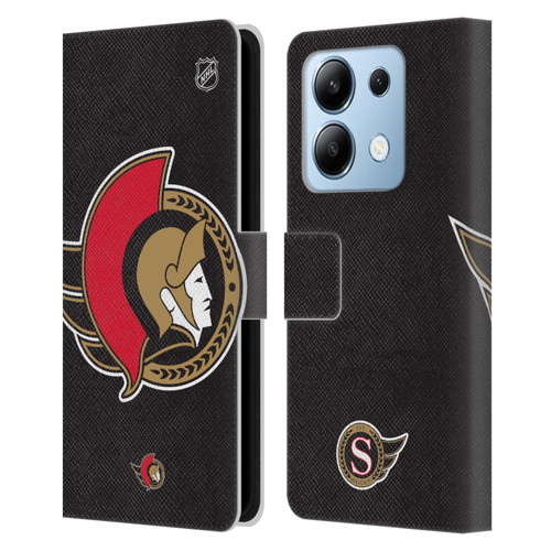 NHL Ottawa Senators Oversized Leather Book Wallet Case Cover For Xiaomi Redmi Note 13/13 Pro 5G