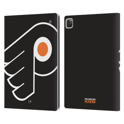 NHL Philadelphia Flyers Oversized Leather Book Wallet Case Cover For Apple iPad Pro 13 M4 2024