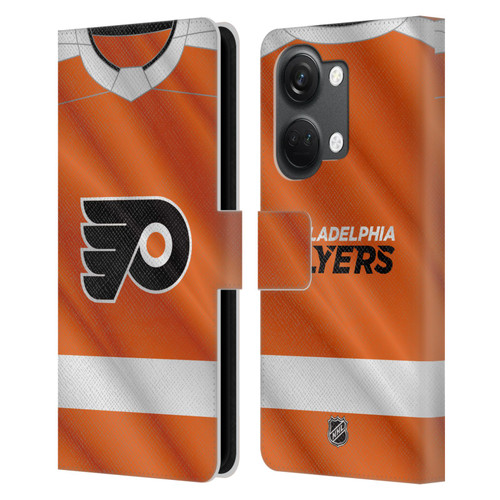 NHL Philadelphia Flyers Jersey Leather Book Wallet Case Cover For OnePlus Nord 3 5G