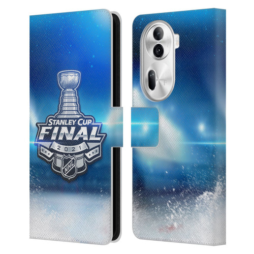 NHL 2021 Stanley Cup Final Stadium Leather Book Wallet Case Cover For OPPO Reno11
