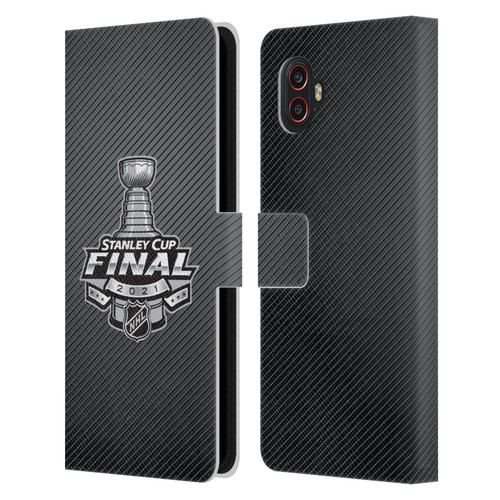 NHL 2021 Stanley Cup Final Stripes Leather Book Wallet Case Cover For Samsung Galaxy Xcover6 Pro/Pro2